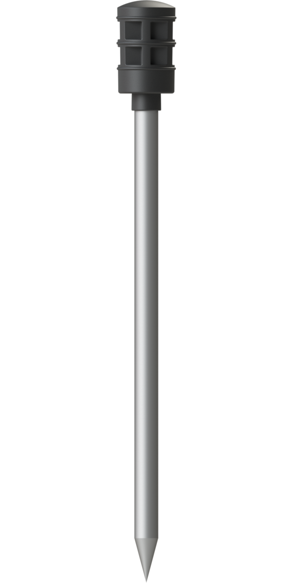 Стена 2MH. Полимерный тарельчатый дюбель с рёбрами ограничения глубины и забивным металлическим распорным элементом с термоизоляционной головкой